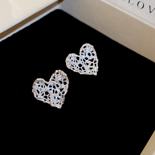 Filigree Heart Earrings