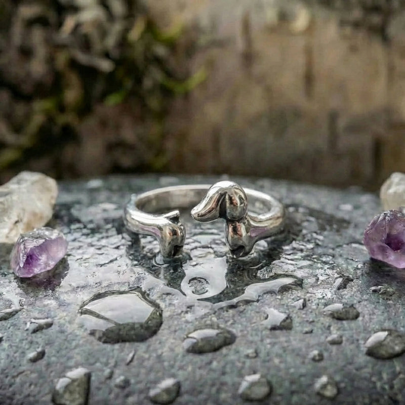 Vintage Dachshund Dog Ring