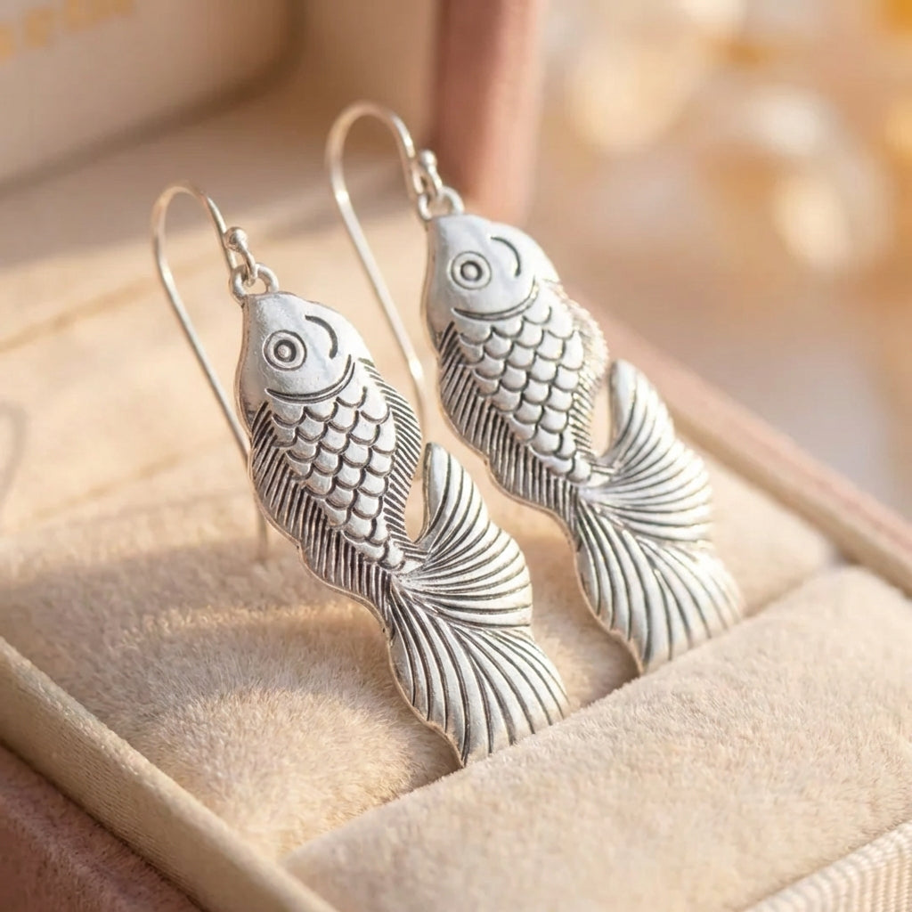 Vintage Goldfish Earrings