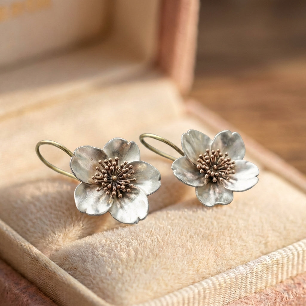 Vintage Flower Earrings