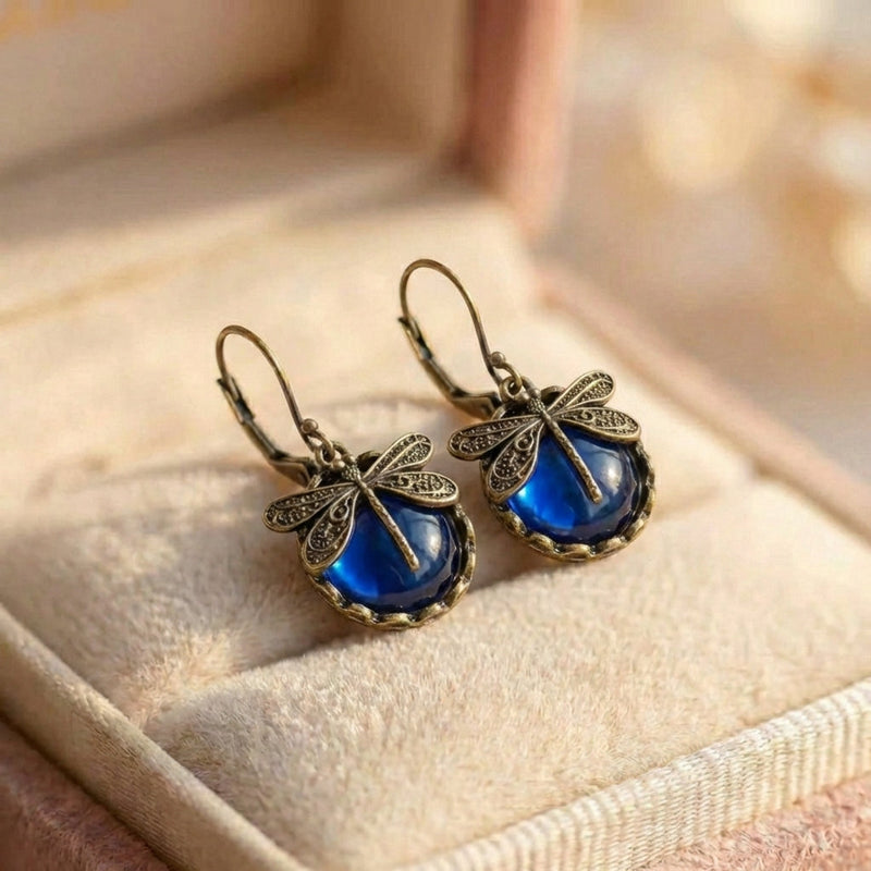 Vintage Dragonfly Earrings