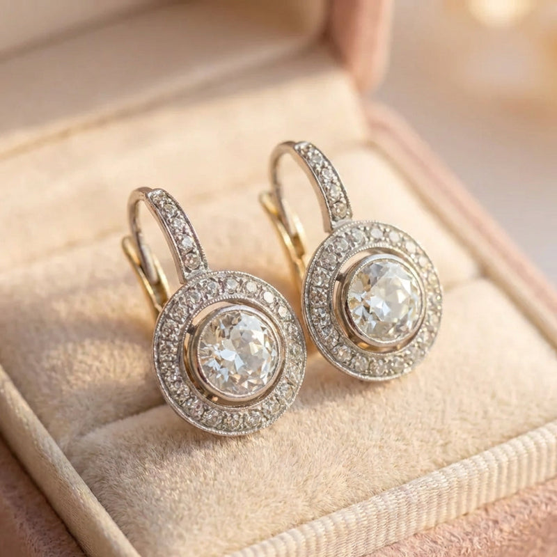 Elegant Crystal Drop Earrings