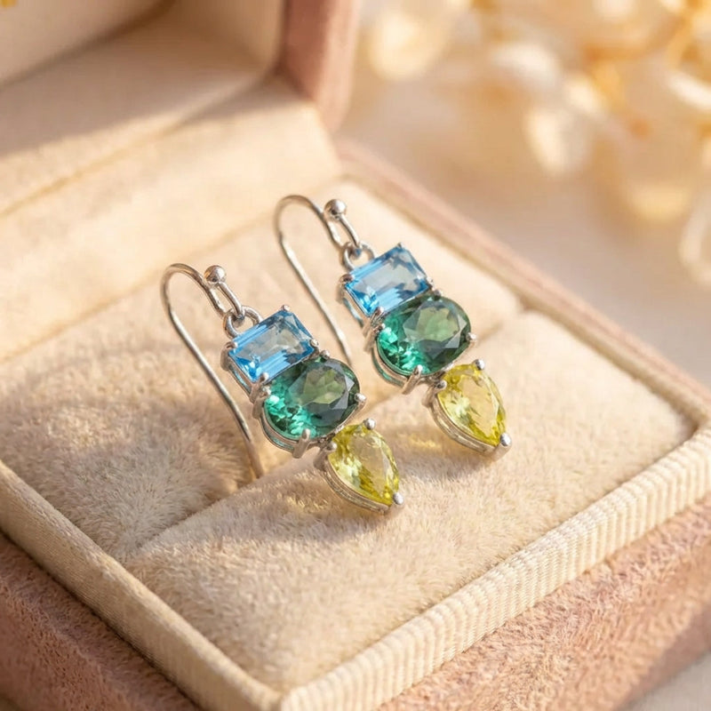 Elegant Crystal Dangle Earrings