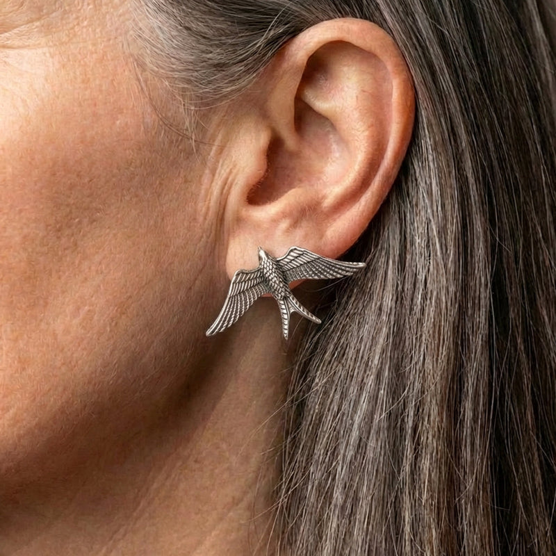 Handmade Swallow Earrings
