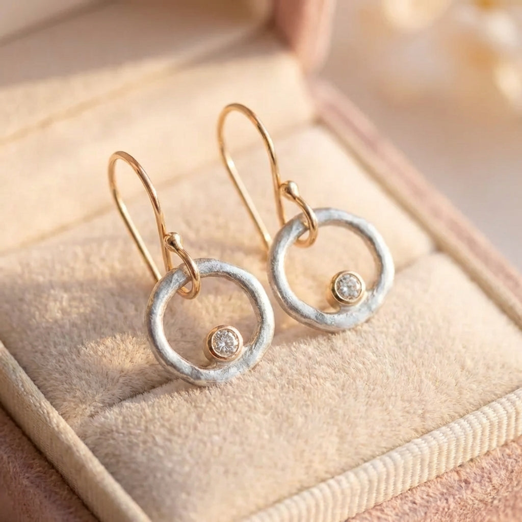 Elegant Round Dangle Earrings