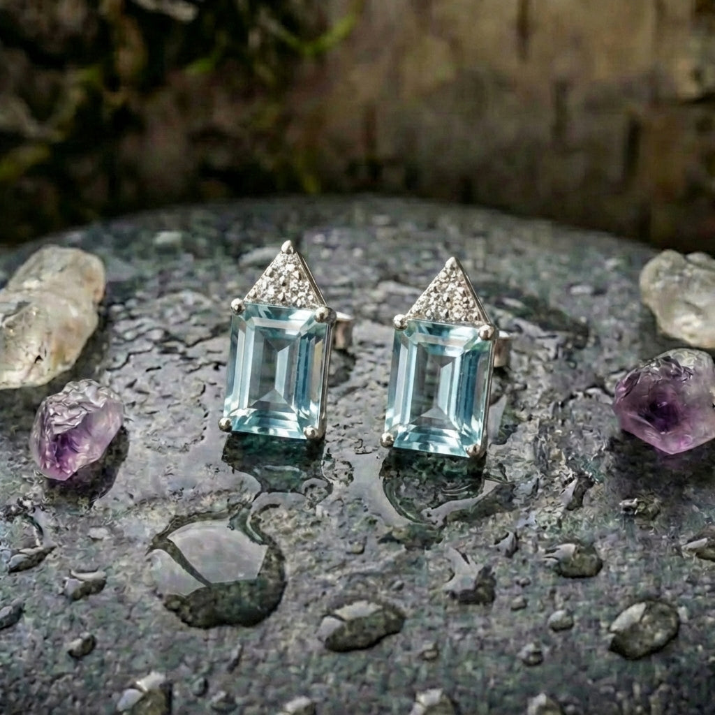 Elegant Crystal Stud Earrings