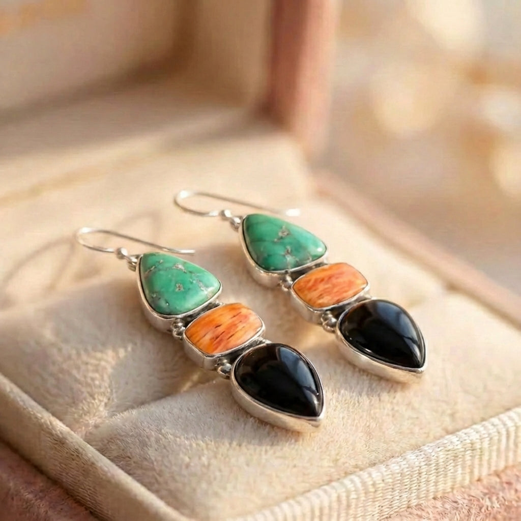 Bohemian Geometric Dangle Earrings