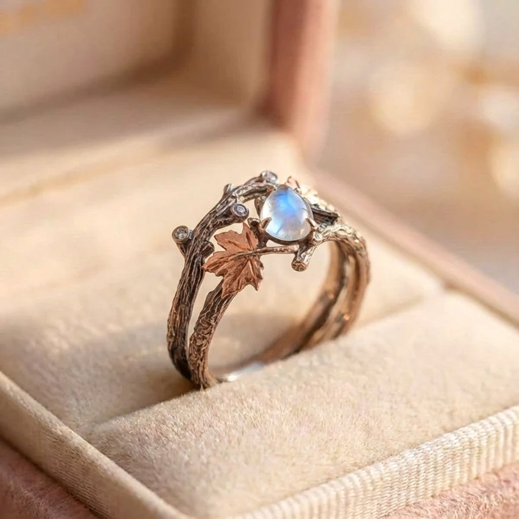 Nature Moonstone Ring