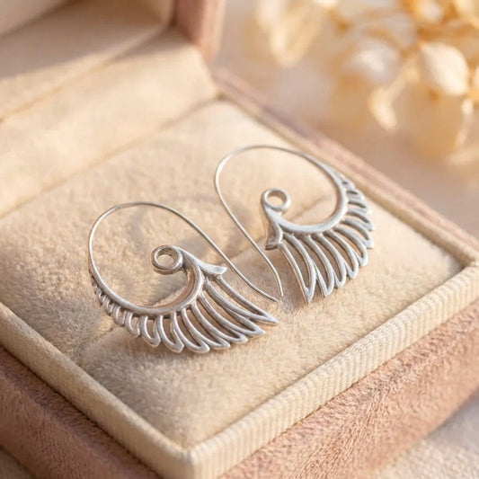Wings Earrings In Gold
