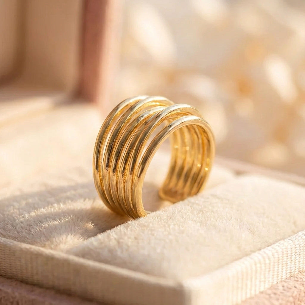 Vintage Gold Wrap Ring