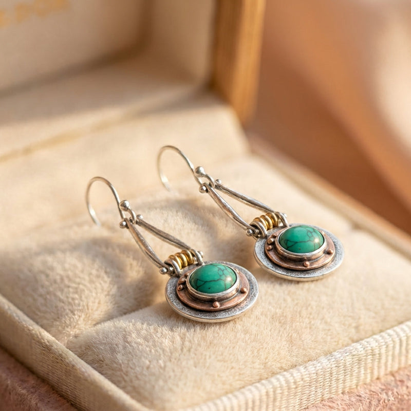 Vintage Turquoise Dangle Earrings