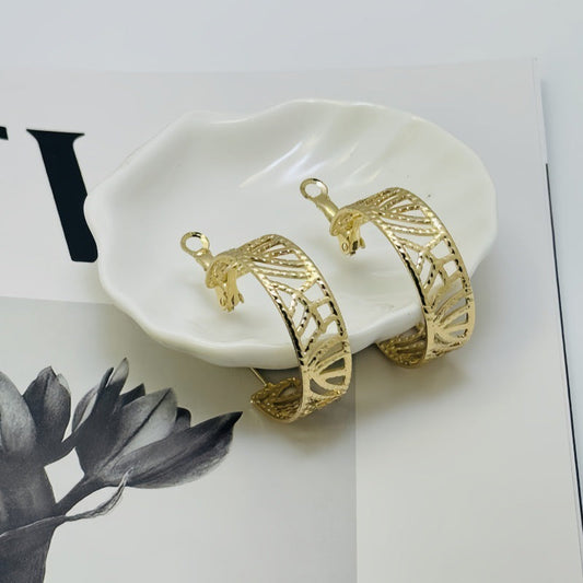 Gold Filigree Earrings