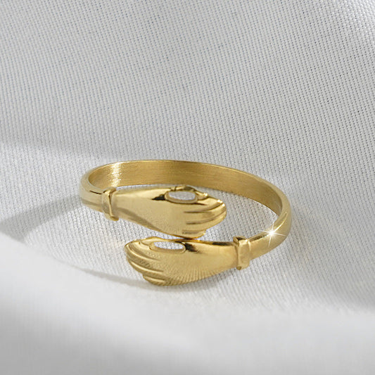 Gold Hand Ring