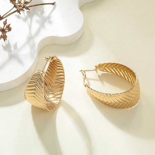 Gold Leaf Earrings