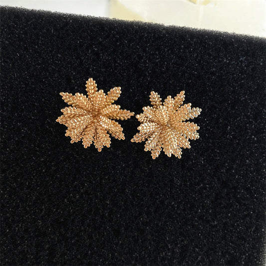 Gold Starburst Earrings