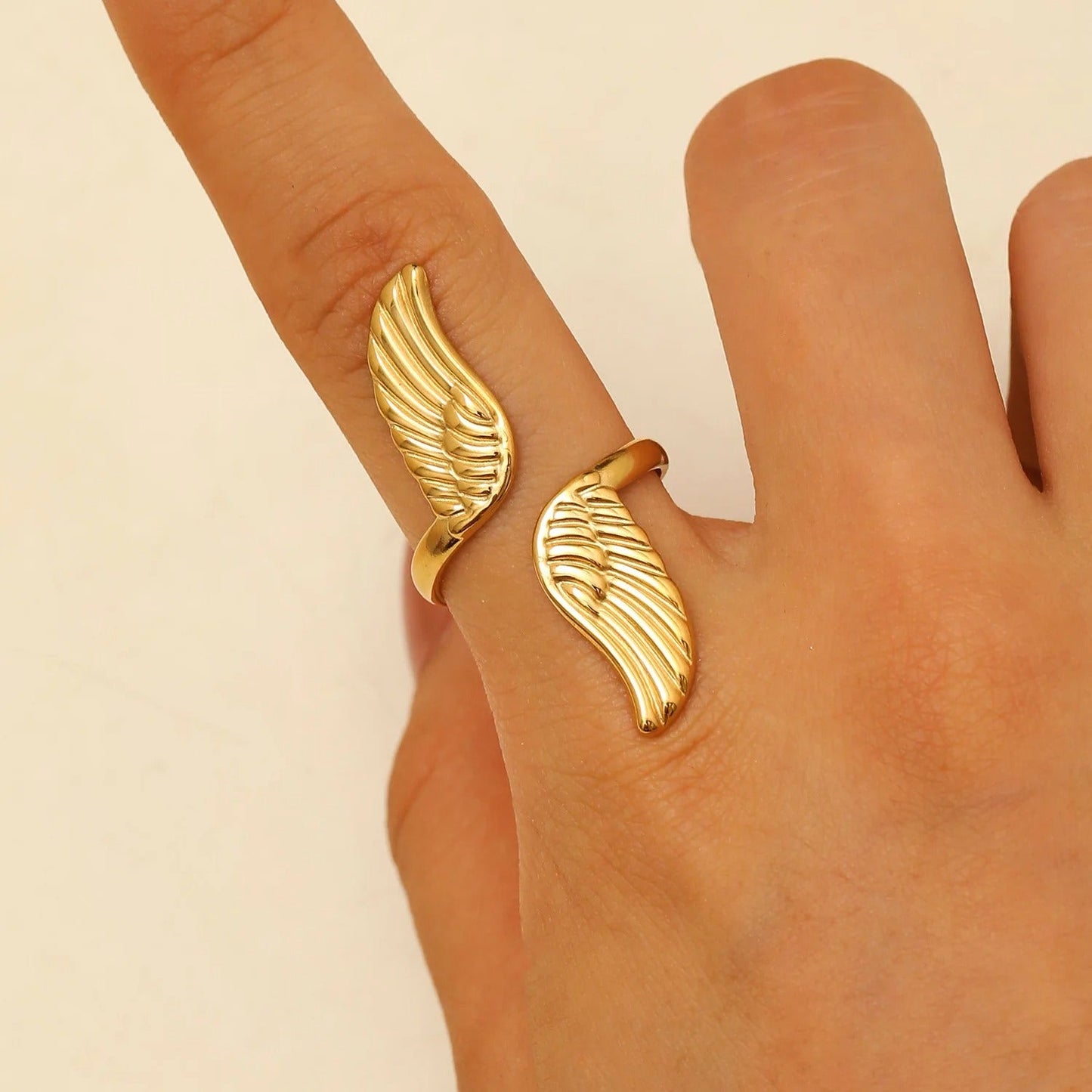 Gold Wing Ring