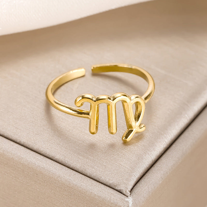 Gold Zodiac Ring