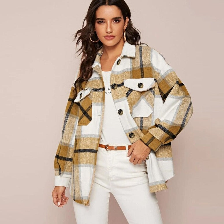 LD | JohannasJacket I Geruite jas voor dames