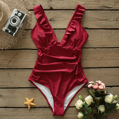 Vintage Inspired Bathing Suit with a Contemporary Edge