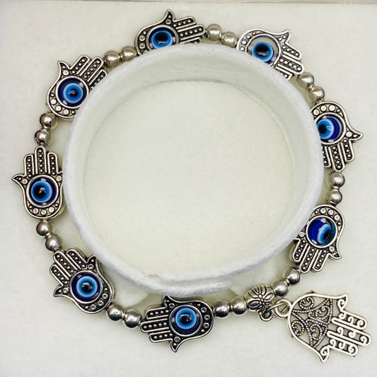 Hamsa Evil Eye Bracelet