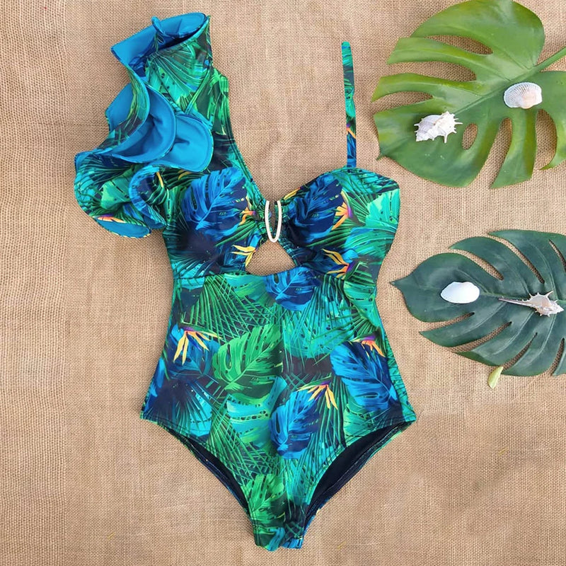 Finely Styled Bathing Suit with a Classic Vintage Look