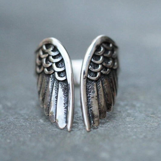 Adjustable Angel Ring In 925 Sterling Silver