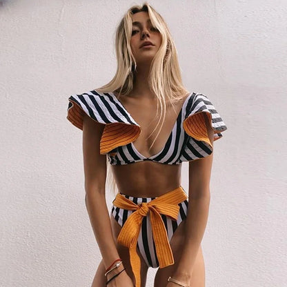 Vintage Inspired Bathing Suit with a Contemporary Edge