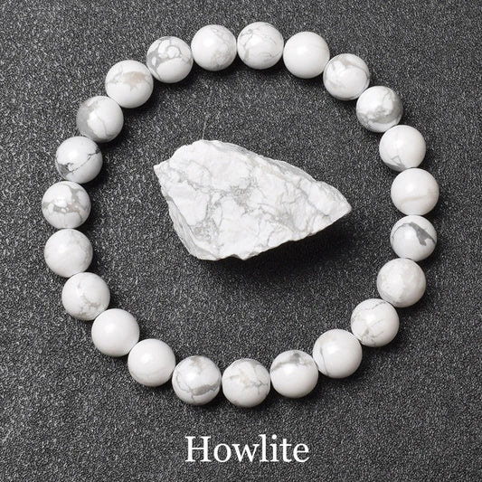 Howlite Beaded Bracelet