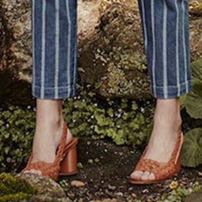 LD | Hoge Hakken Vintage Sandalen