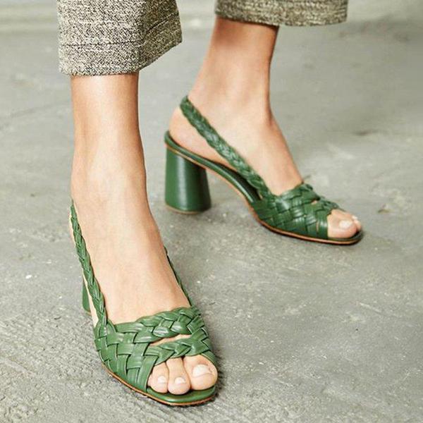 LD | Hoge Hakken Vintage Sandalen