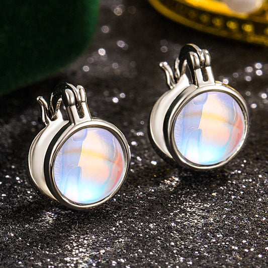 Luminous Moonstone Earrings