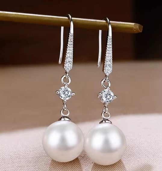 Luxury Zircon Pearl Silver