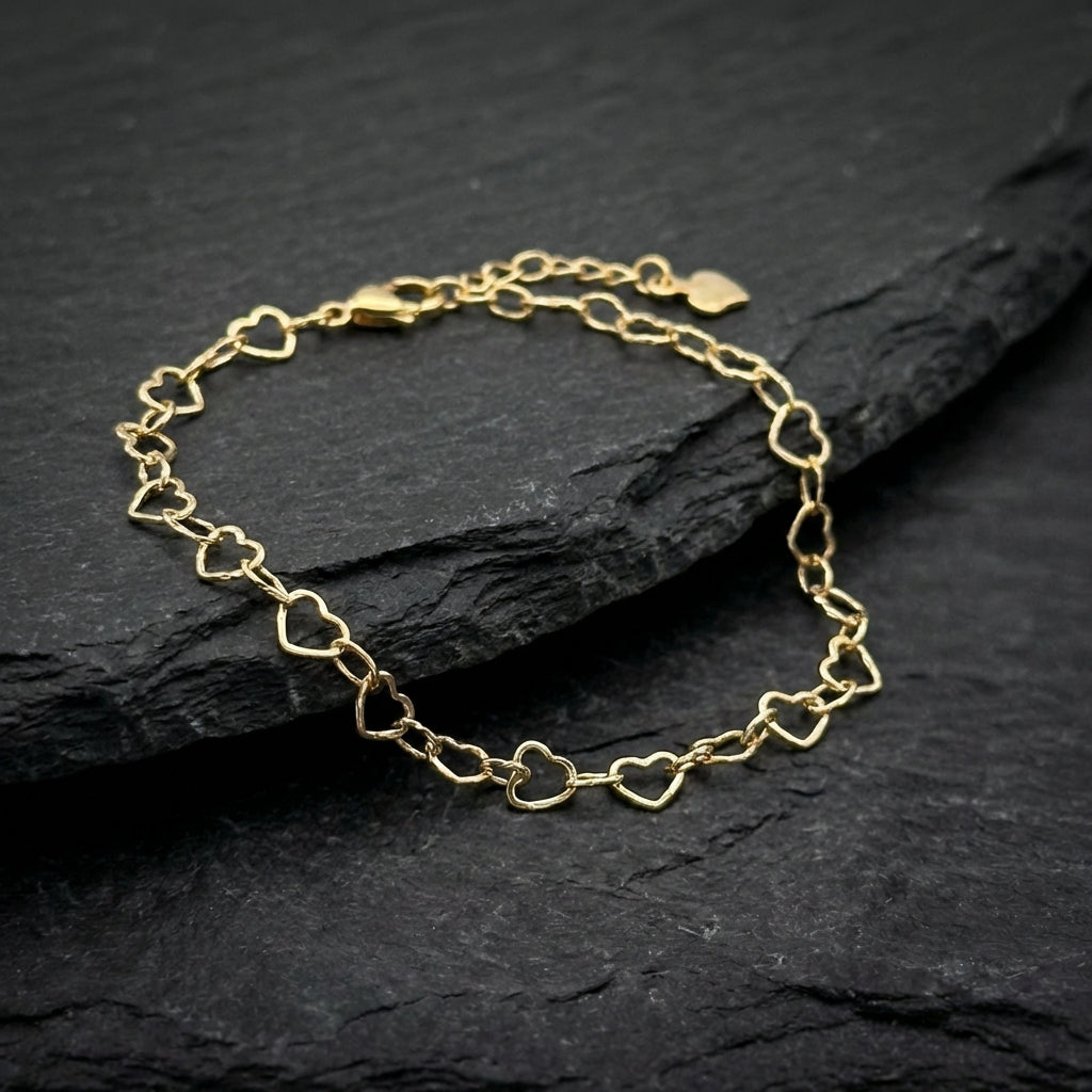 Mea Heart Links Bracelet