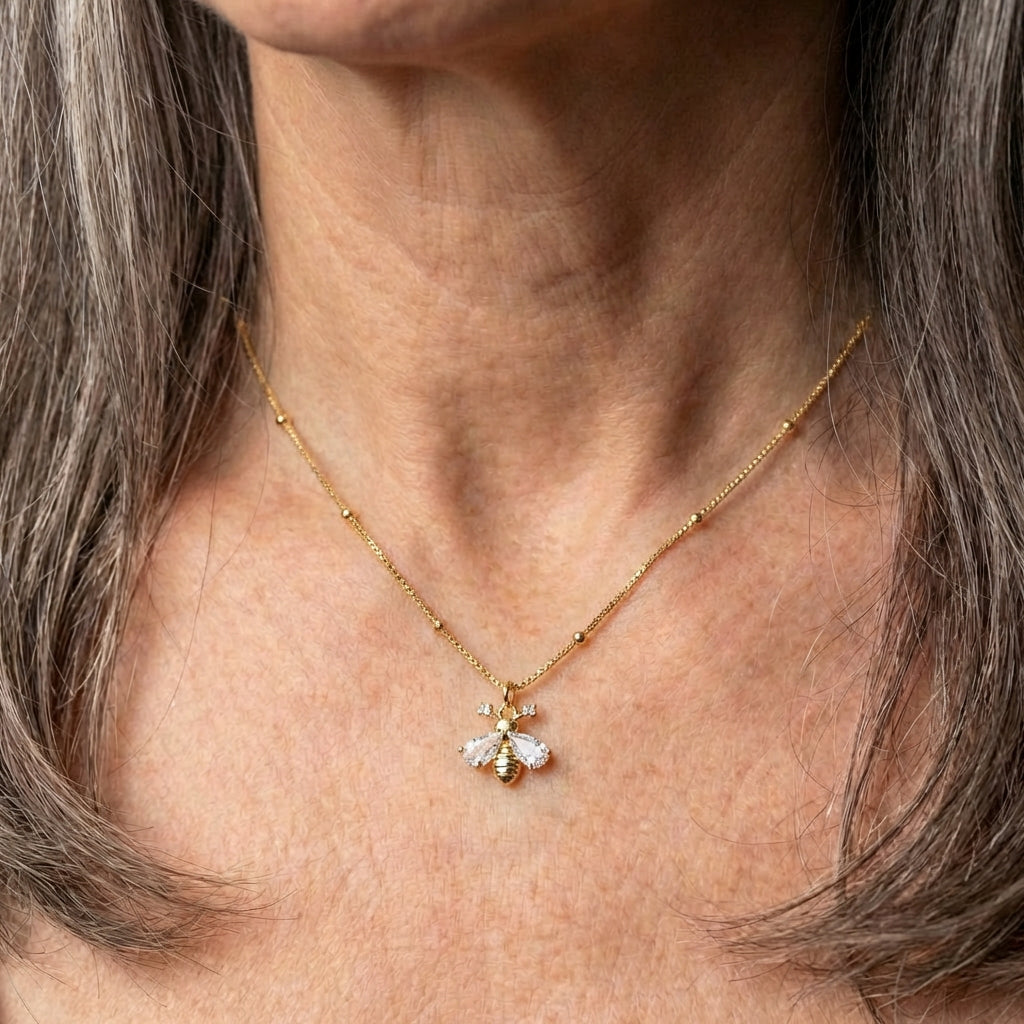 Melissa Dainty Bee Necklace