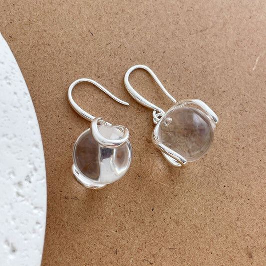 Minimalist Clear Earrings