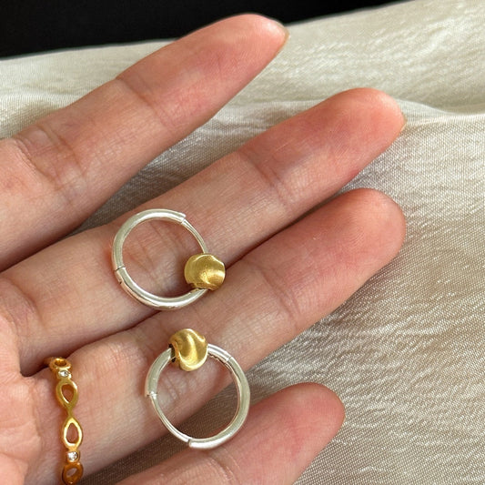 Minimalist Gold Ball Earrings