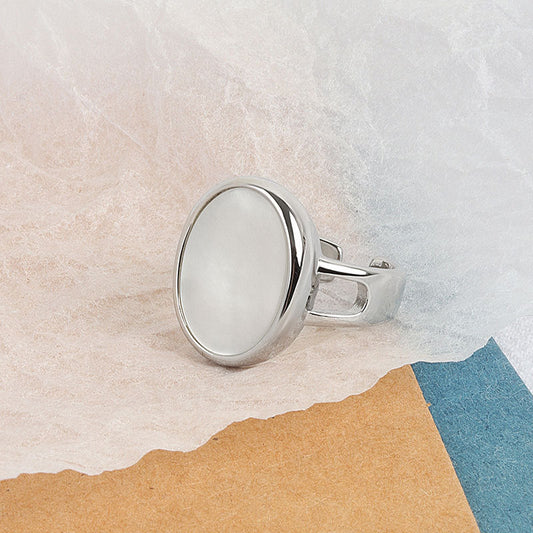 Minimalist Moonstone Ring