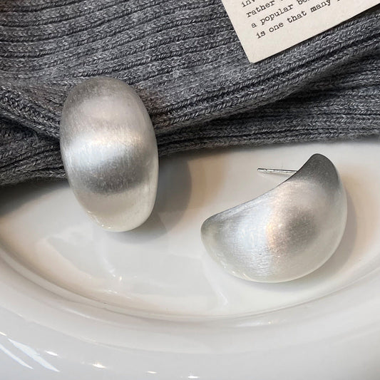 Minimalist Silver Earrings