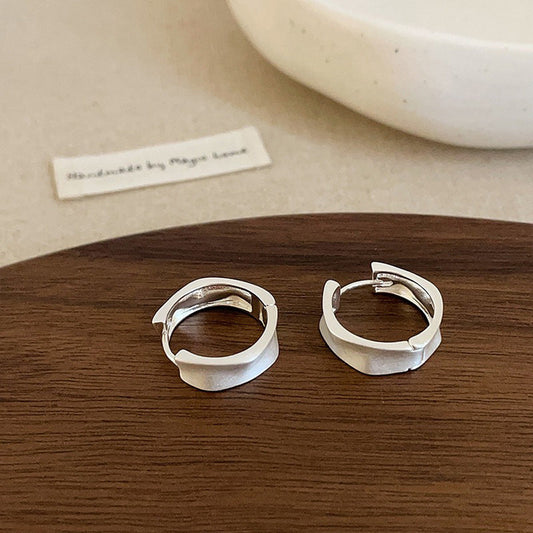 Minimalist Silver Earrings