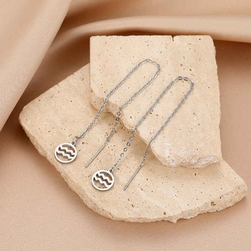 Minimalist Zodiac Earrings