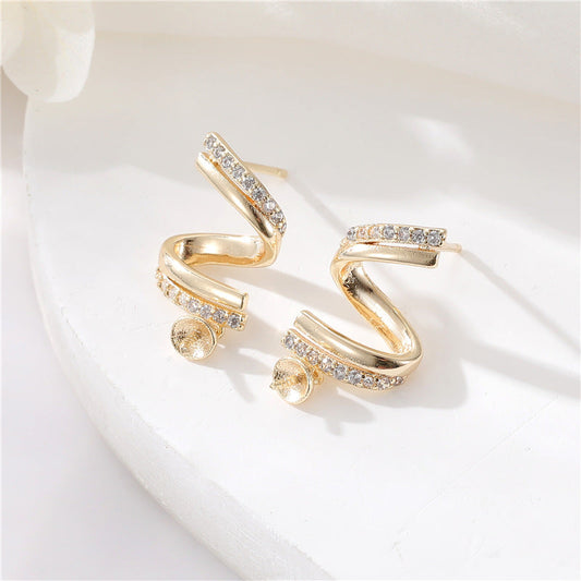 Modern Crystal Earrings