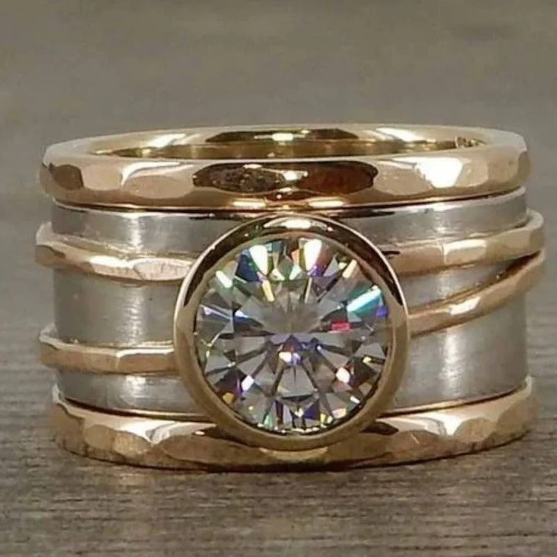 Modern Crystal Ring