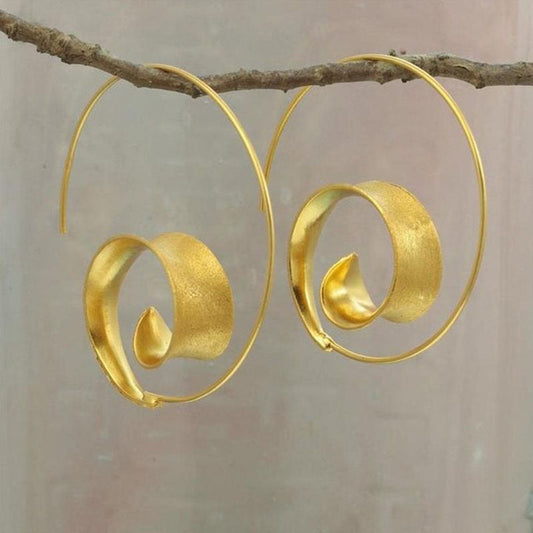 Modern Gold Earrings