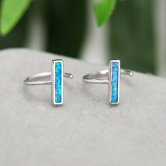 Modern Opal Earrings
