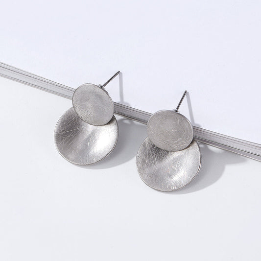 Modern Silver Earrings