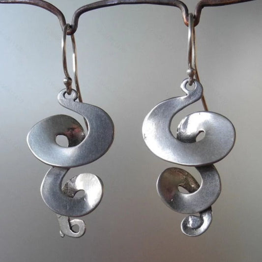 Modern Silver Earrings