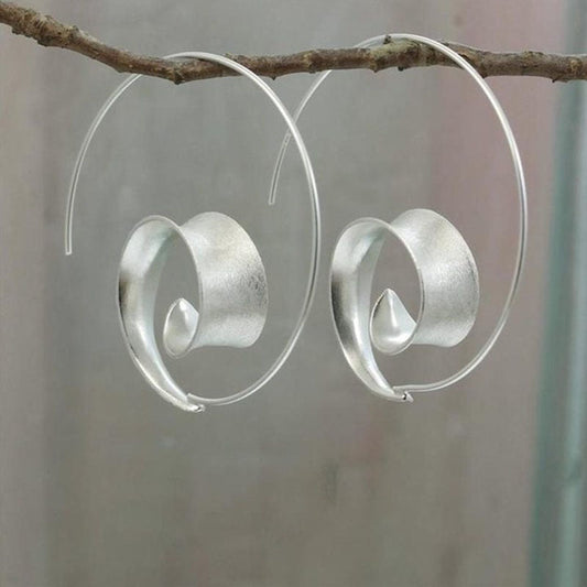 Modern Silver Earrings