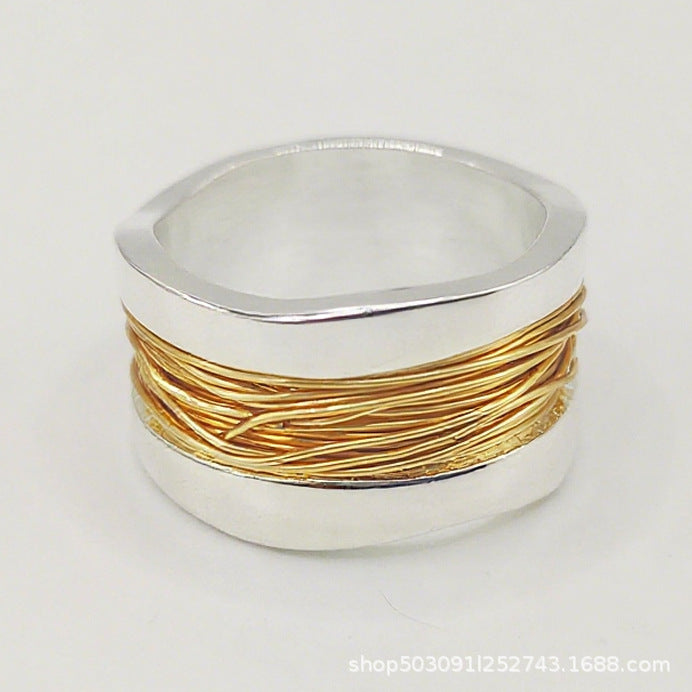 Modern Silver Gold Bracelet