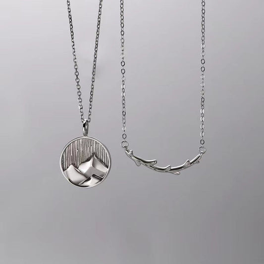 Modern Silver Necklace