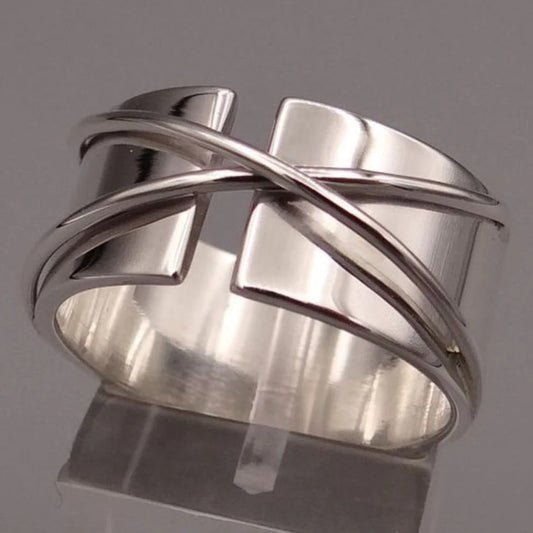 Modern Silver Ring